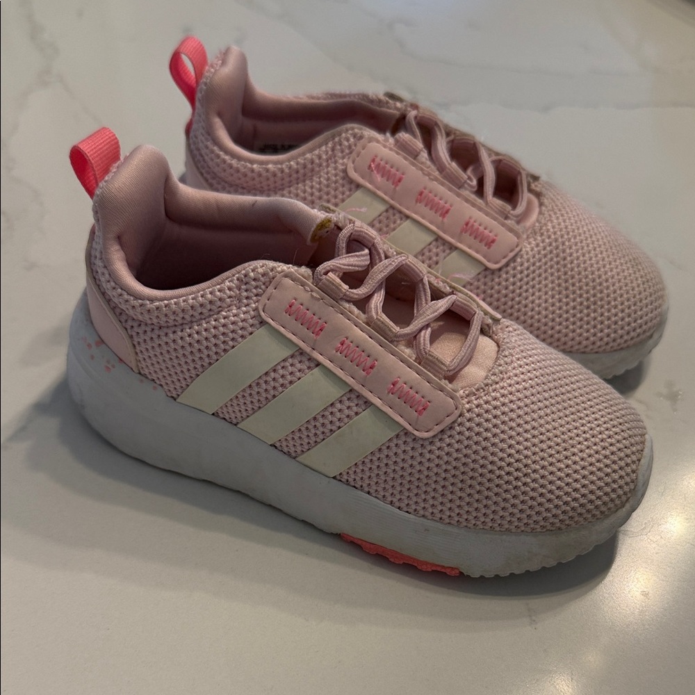 Adidas Kids Light Pink Sneakers